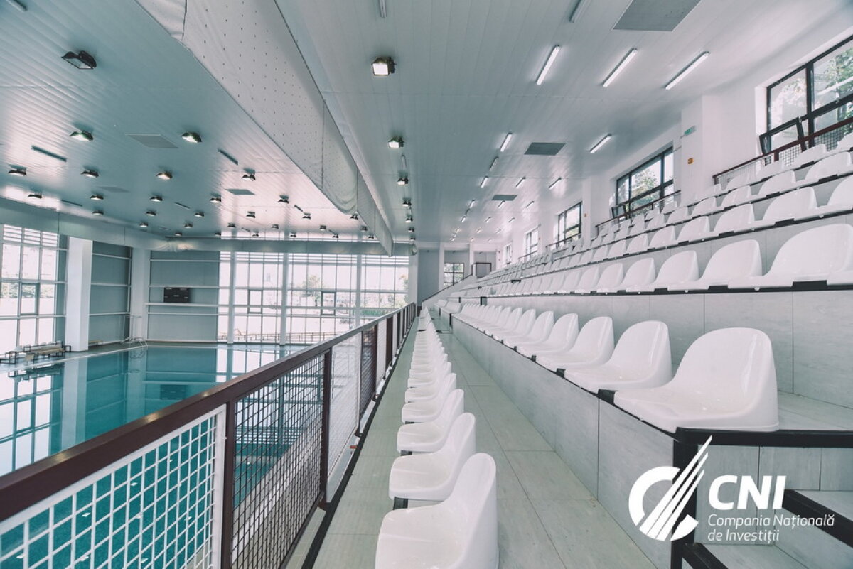 GALERIE FOTO După 31 de ani, o bijuterie în locul ruinei! » Noul bazin de polo pentru sportivii de la Rapid e GATA! Vezi cum arată în interior