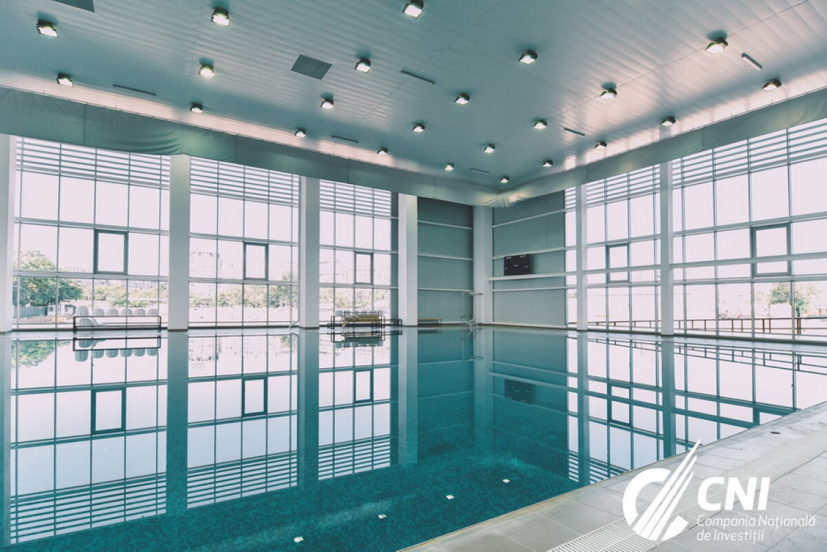 GALERIE FOTO După 31 de ani, o bijuterie în locul ruinei! » Noul bazin de polo pentru sportivii de la Rapid e GATA! Vezi cum arată în interior