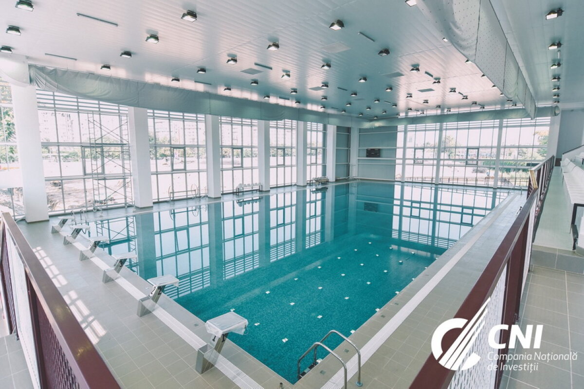 GALERIE FOTO După 31 de ani, o bijuterie în locul ruinei! » Noul bazin de polo pentru sportivii de la Rapid e GATA! Vezi cum arată în interior