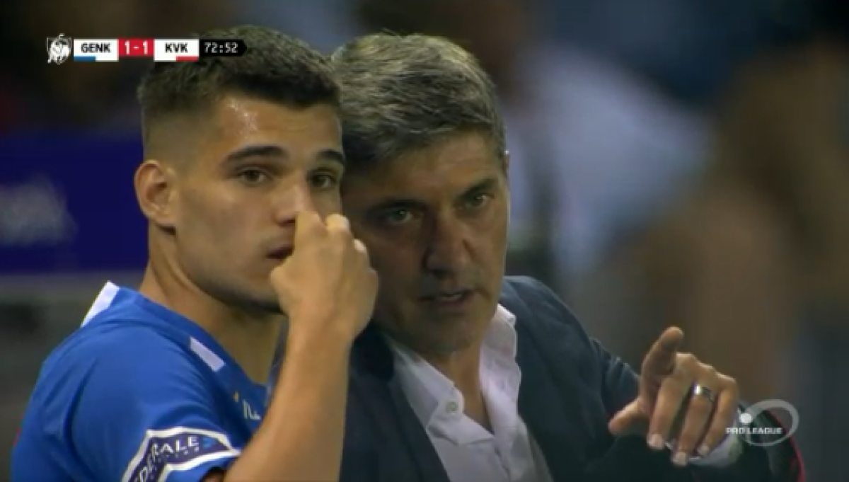 GENK - KORTRIJK 2-1 // VIDEO Ianis Hagi, GOL la prima atingere pentru Genk! Gică Hagi a explodat de fericire în tribune