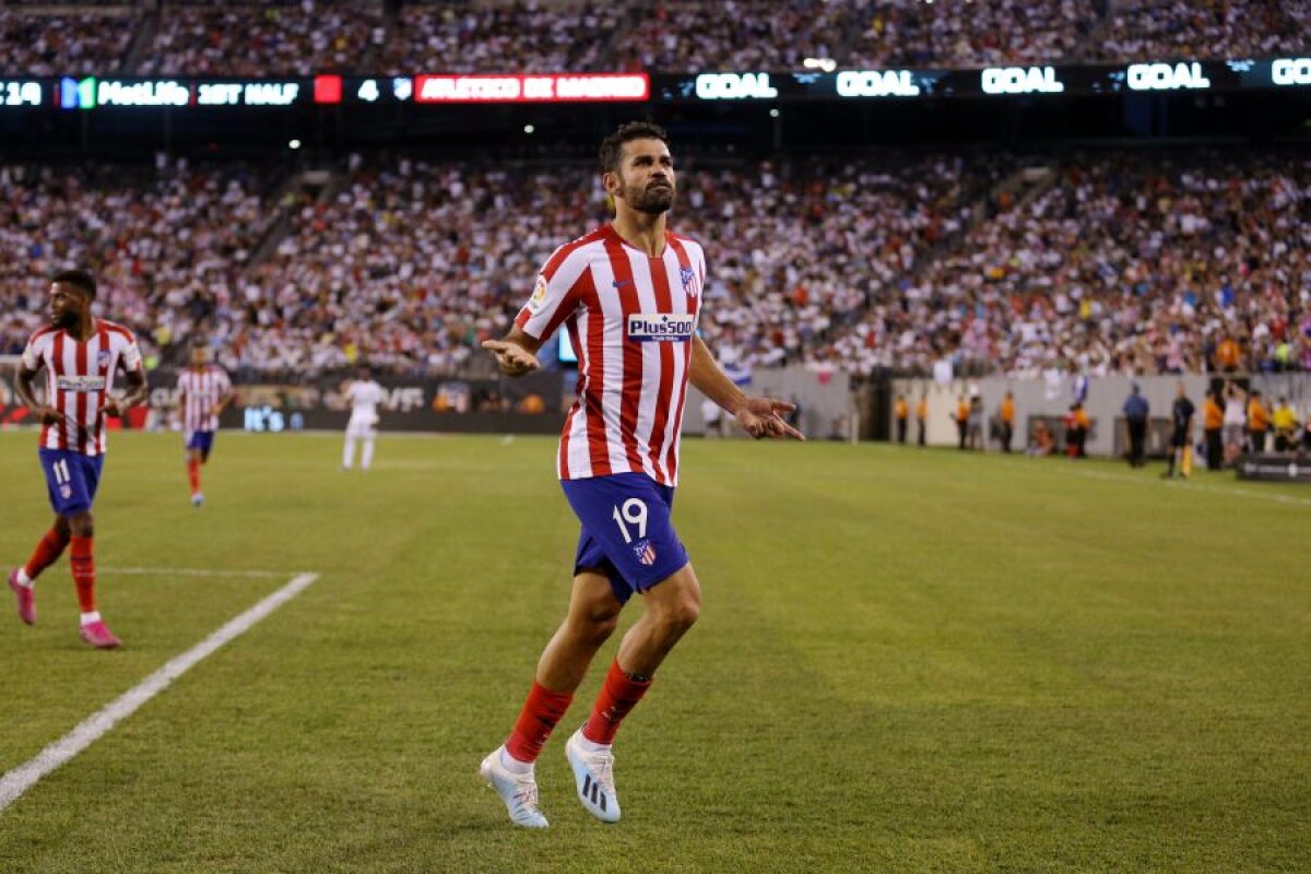 VIDEO Real Madrid, umilită de Atletico Madrid! La pauză scorul era 0-5 + Aroganța lui Diego Costa înainte de a fi eliminat