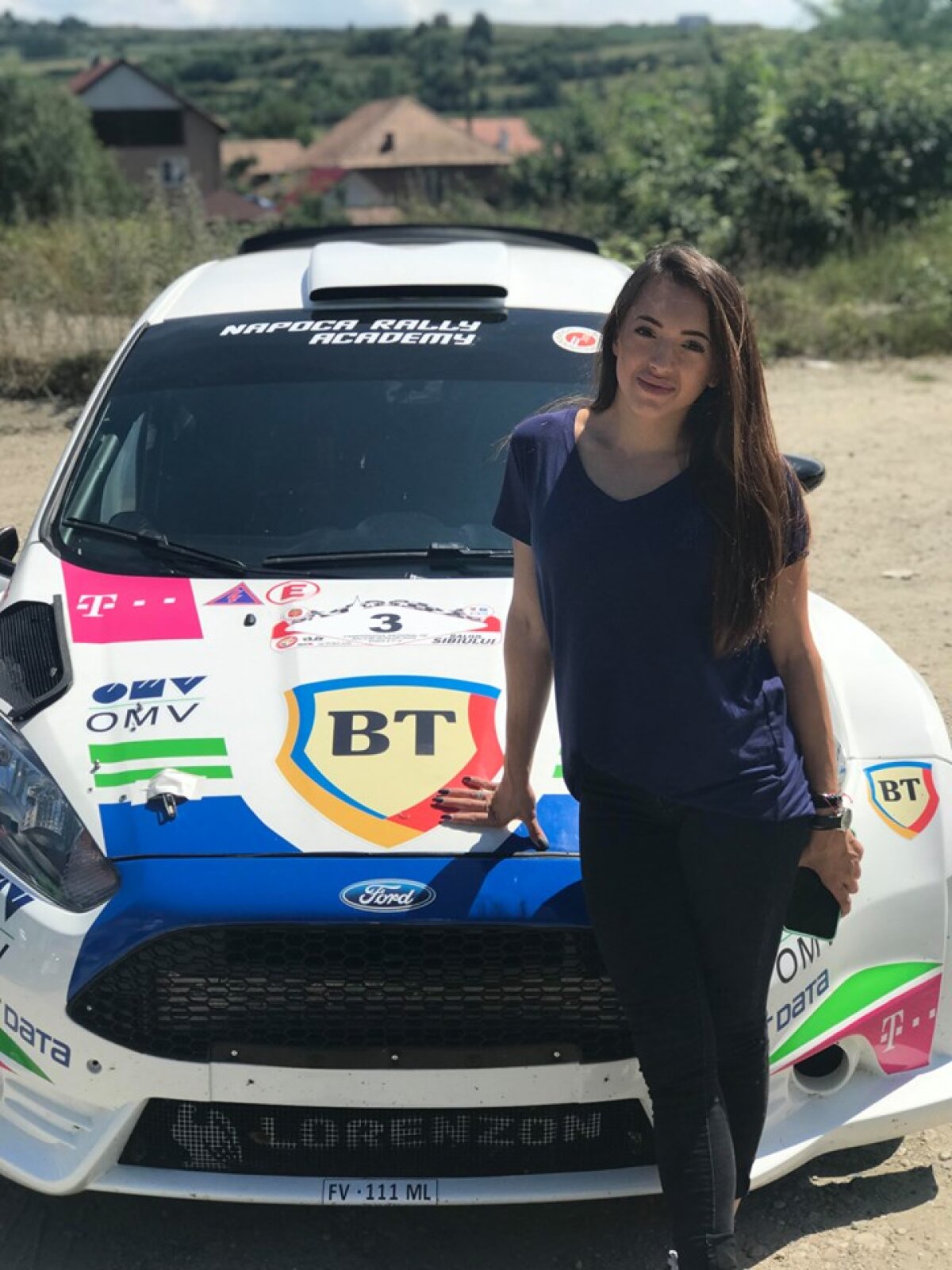 FOTO Larisa Iordache, experiență inedită! A fost copilot pentru campionul mondial Simone Tempestini