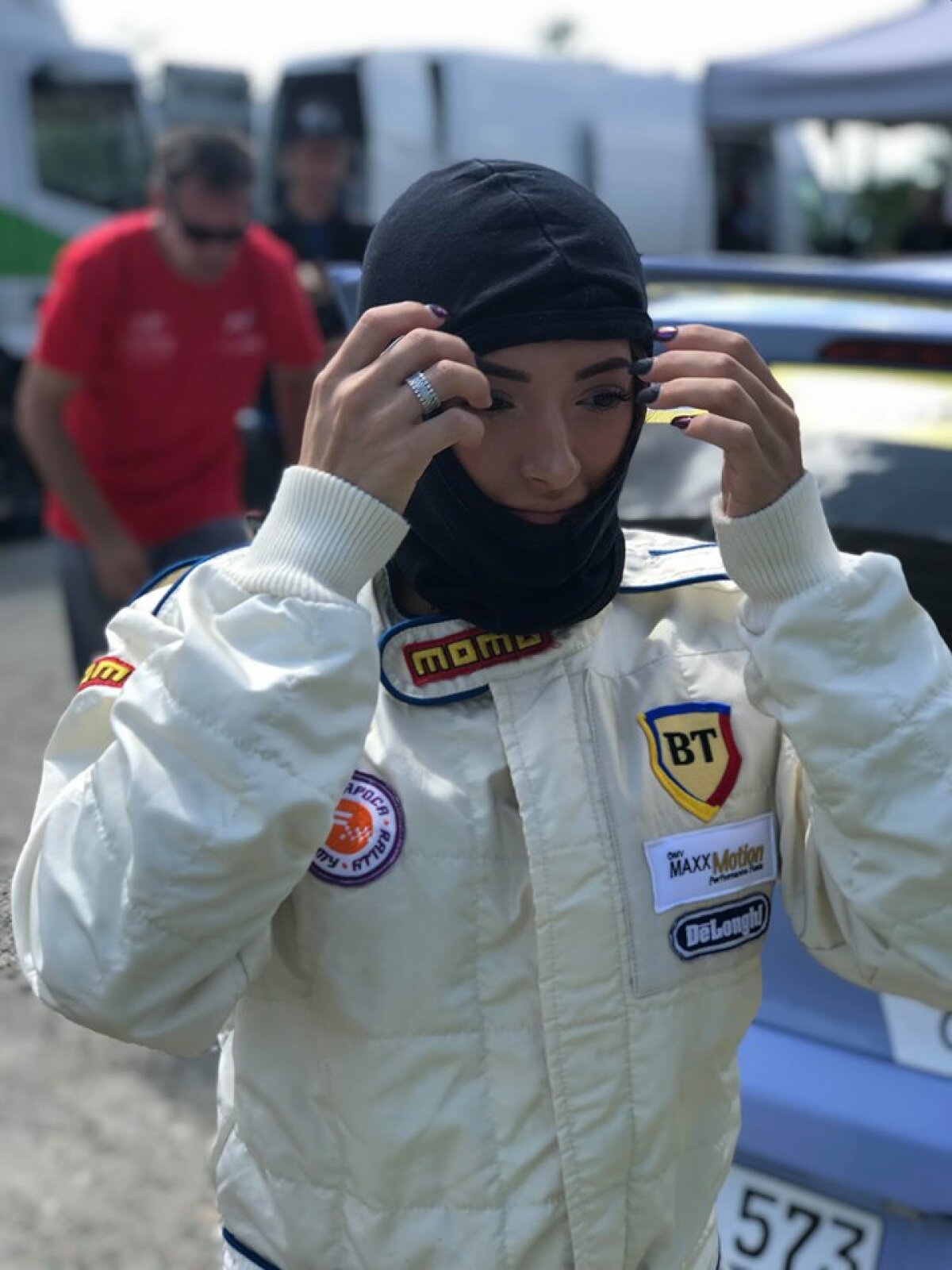 FOTO Larisa Iordache, experiență inedită! A fost copilot pentru campionul mondial Simone Tempestini