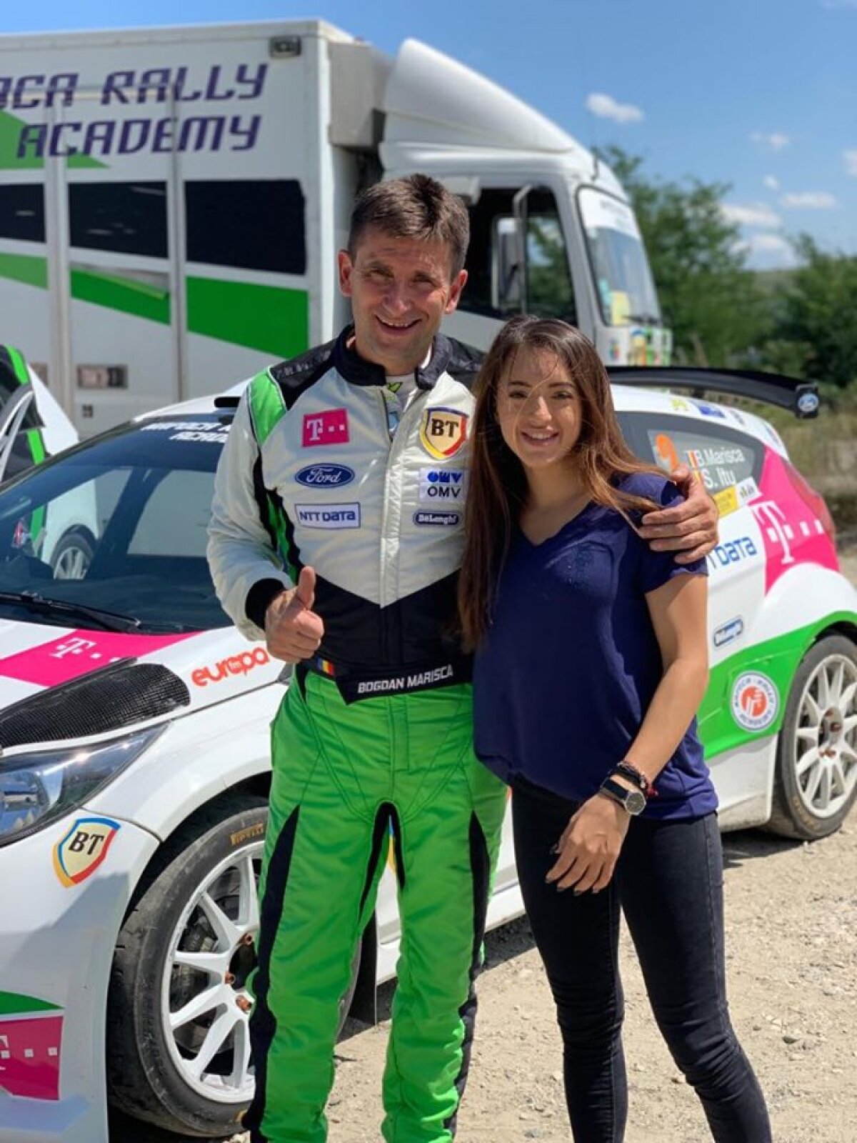 FOTO Larisa Iordache, experiență inedită! A fost copilot pentru campionul mondial Simone Tempestini