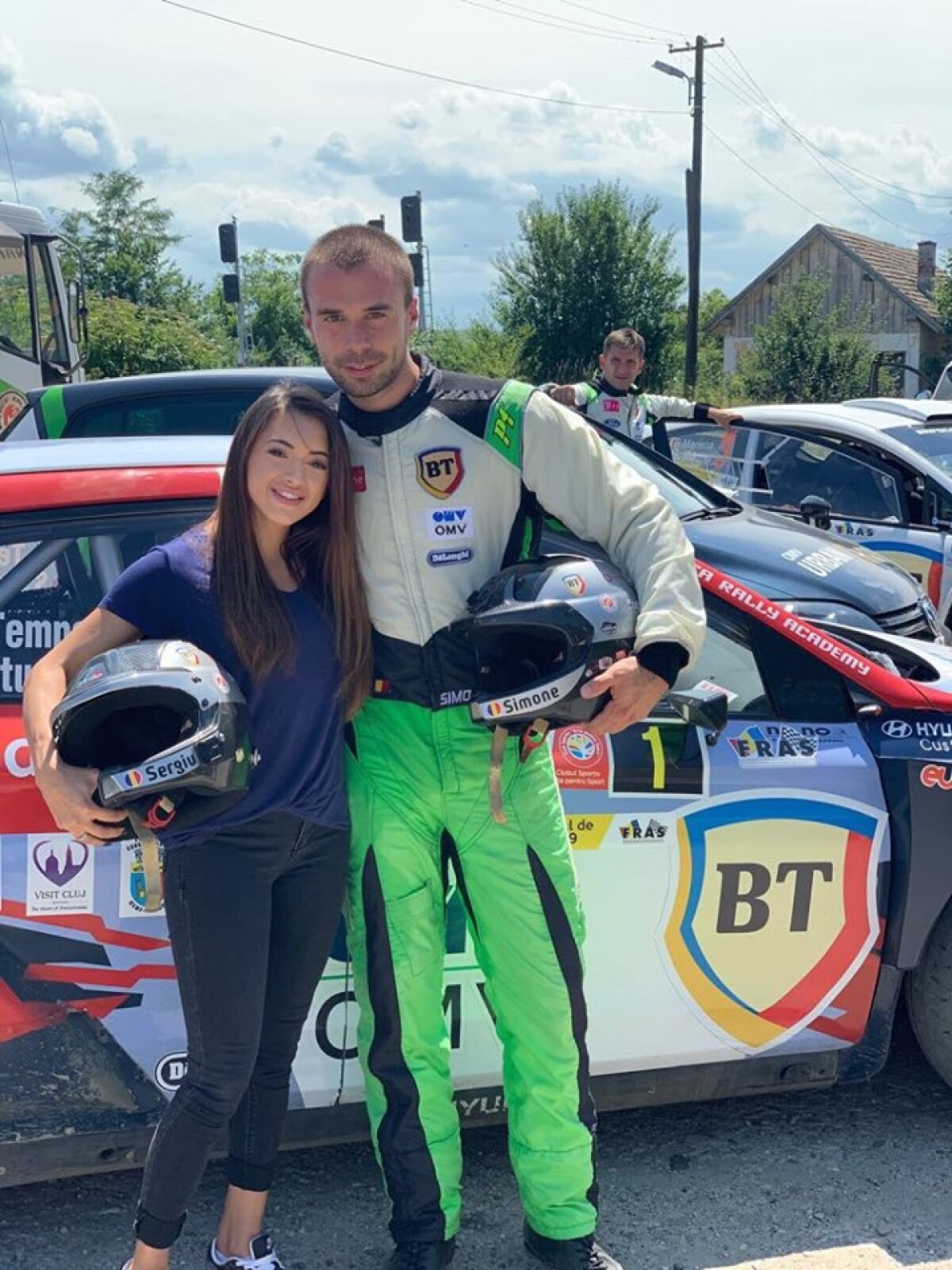 FOTO Larisa Iordache, experiență inedită! A fost copilot pentru campionul mondial Simone Tempestini