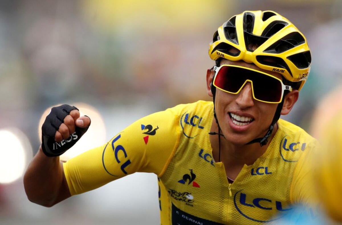 TURUL FRANȚEI // VIDEO + FOTO Egan Bernal, câștigătorul Turului Sibiului din 2017, e noul campion al Turul Franței! Primul columbian din istorie care sosește în galben la Paris
