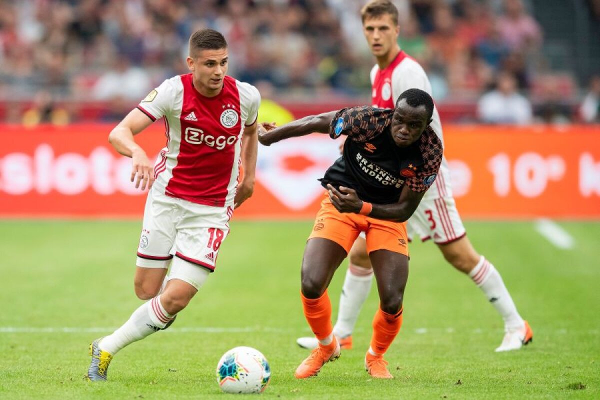 AJAX - PSV 2-0 // VIDEO + FOTO Răzvan Marin a câștigat Supercupa Olandei la debutul pentru Ajax! Cum s-a descurcat internaționalul român