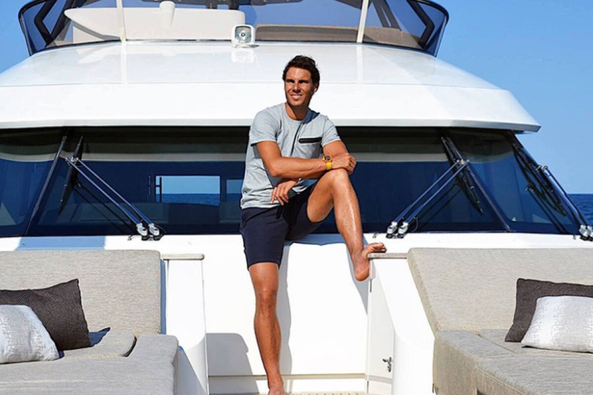 FOTO Rafael Nadal investește 23 de milioane de euro într-un iaht nou și luxos! Cum arată + ce afacere face ibericul