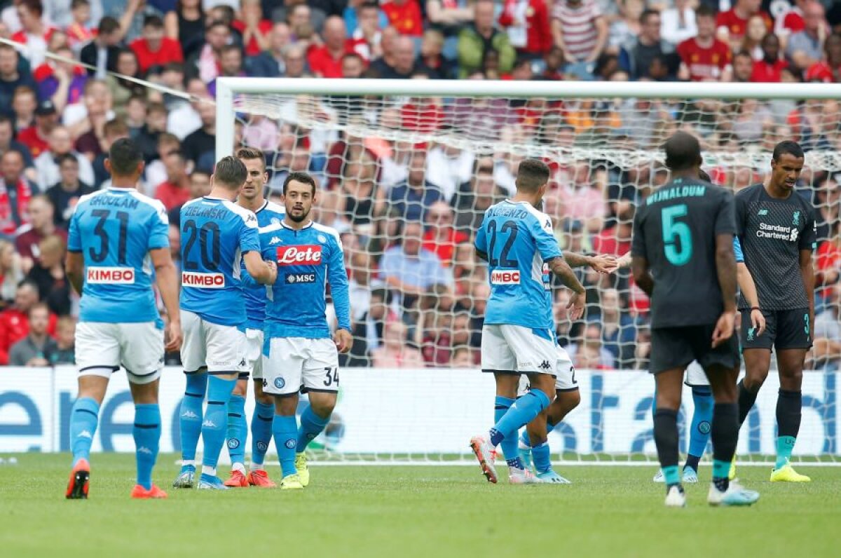 NAPOLI - LIVERPOOL 3-0 // VIDEO + FOTO Napoli, cu Vlad Chiricheș pe teren 45 de minute, a umilit campioana Europei!