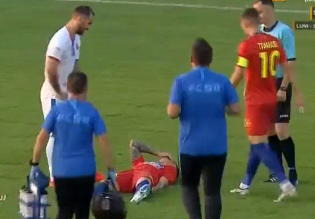 FCSB - FC BOTOȘANI 0-2 // VIDEO+FOTO Imagini dureroase: Dennis Man s-a accidentat și a părăsit terenul plângând!