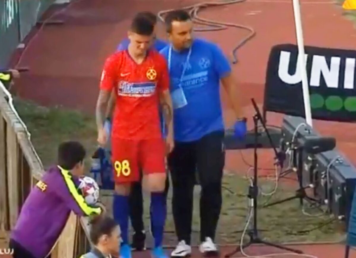 FCSB - FC BOTOȘANI 0-2 // VIDEO+FOTO Imagini dureroase: Dennis Man s-a accidentat și a părăsit terenul plângând!
