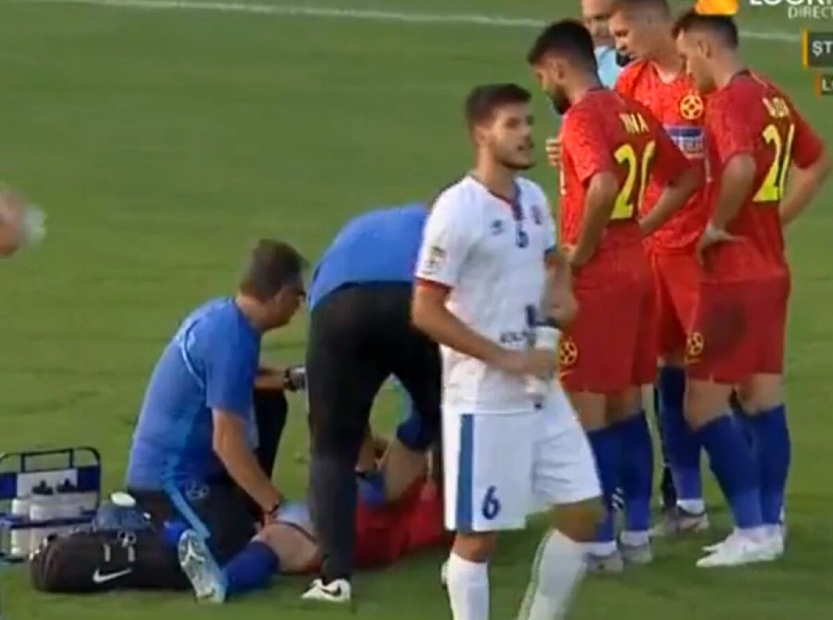 FCSB - FC BOTOȘANI 0-2 // VIDEO+FOTO Imagini dureroase: Dennis Man s-a accidentat și a părăsit terenul plângând!