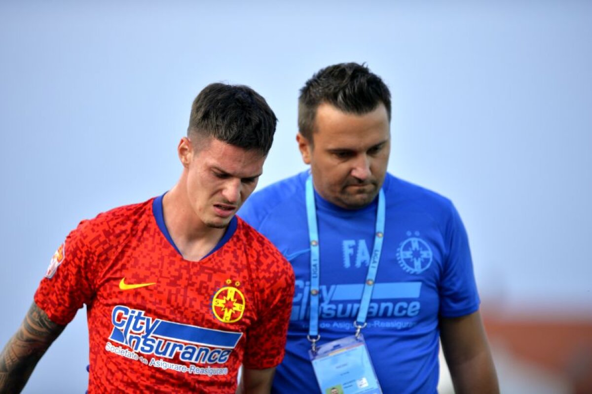 FCSB - FC BOTOȘANI 0-2 // VIDEO+FOTO Imagini dureroase: Dennis Man s-a accidentat și a părăsit terenul plângând!