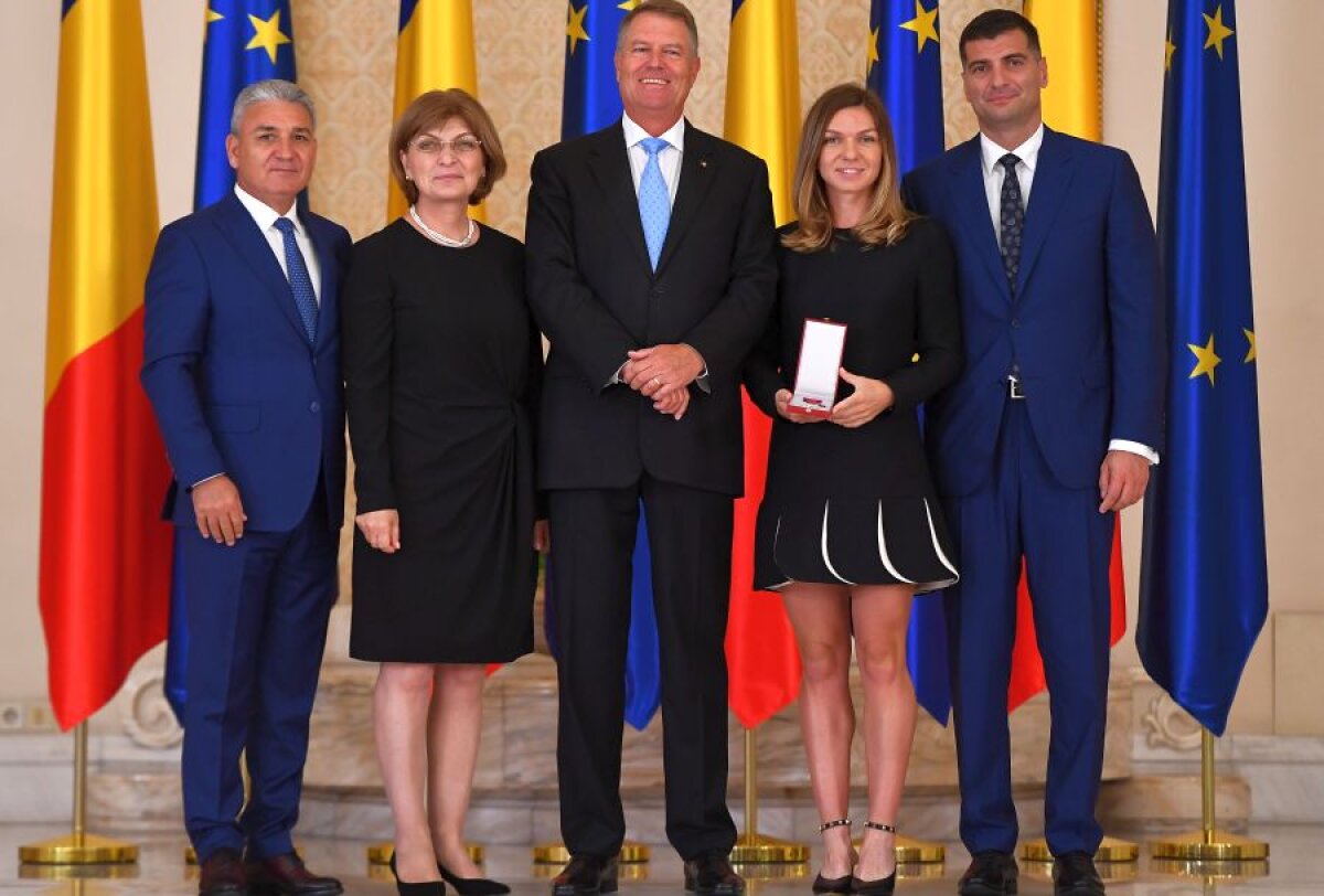VIDEO // Simona Halep, decorată de președintele Klaus Iohannis cu „Ordinul Steaua României”» Campioana, alături de iubit la Cotroceni
