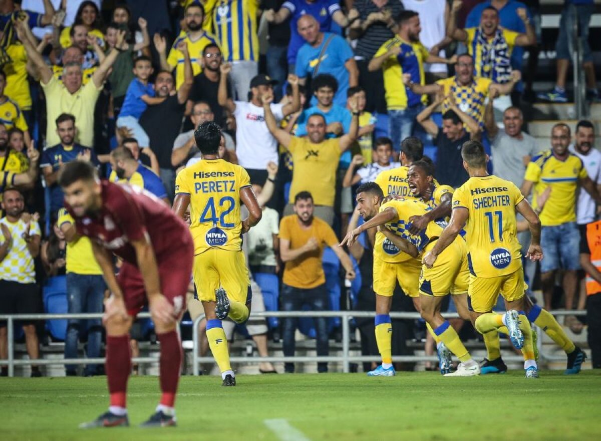 MACCABI TEL AVIV - CFR Cluj 2-2 // FOTO » Super, Super Dan! » CFR Cluj s-a calificat în turul III preliminar al Ligii Campionilor, unde o va întâlni pe Celtic