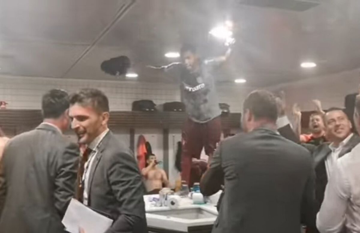 MACCABI TEL AVIV - CFR Cluj 2-2 // VIDEO Clujenii s-au dezlănțuit în vestiar! Cum au sărbătorit calificarea în turul III al Ligii Campionilor