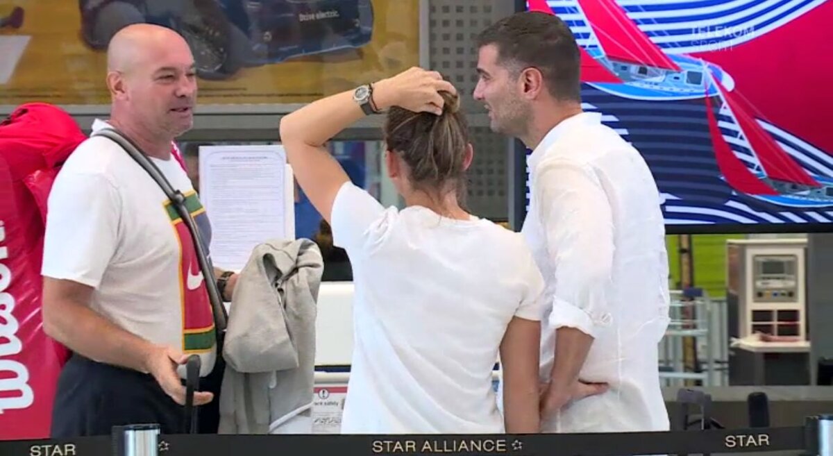 FOTO Simona Halep a plecat spre Canada » Îmbrățișări tandre cu iubitul pe aeroport + Ce obiectiv și-a setat campioana de la Wimbledon