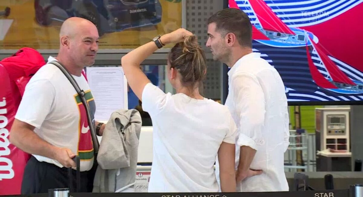 FOTO Simona Halep a plecat spre Canada » Îmbrățișări tandre cu iubitul pe aeroport + Ce obiectiv și-a setat campioana de la Wimbledon