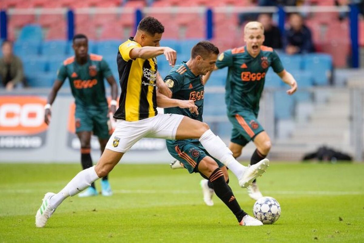 VITESSE - AJAX 2-2 // VIDEO Răzvan Marin, o zi plină de ghinion! Greșeli și în apărare, și în atac la debutul în Eredivisie » A ratat o ocazie imensă!