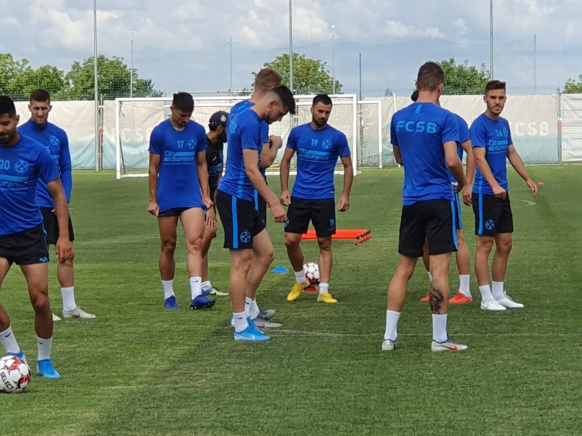 ASTRA - FCSB // VIDEO+FOTO Ionuț Panțîru, prima apariție oficială după transferul la FCSB: „Antrenorul nu e problema noastră! E treaba domnului Becali” + 5 nume noi la antrenament