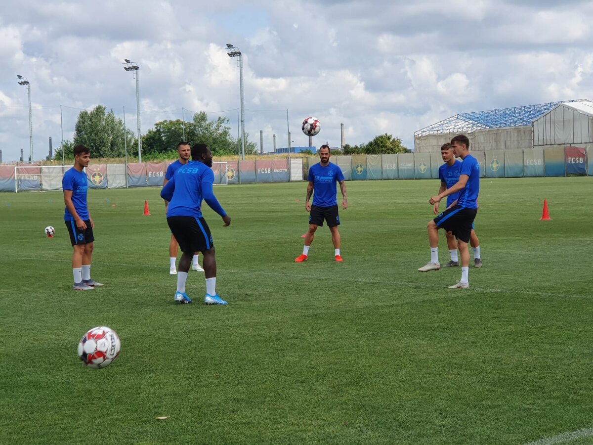 ASTRA - FCSB // VIDEO+FOTO Ionuț Panțîru, prima apariție oficială după transferul la FCSB: „Antrenorul nu e problema noastră! E treaba domnului Becali” + 5 nume noi la antrenament