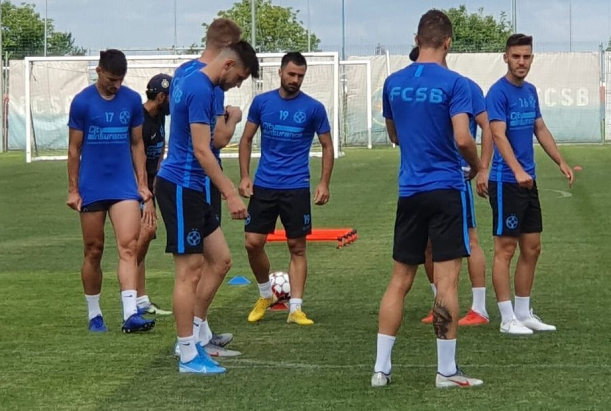 ASTRA - FCSB // VIDEO+FOTO Ionuț Panțîru, prima apariție oficială după transferul la FCSB: „Antrenorul nu e problema noastră! E treaba domnului Becali” + 5 nume noi la antrenament