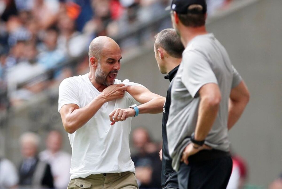 LIVERPOOL - MANCHESTER CITY 1-1, 4-5 la pen., SUPERCUPA ANGLIEI / FOTO Pep Guardiola, la un pas să-și rupă tricoul de nervi!