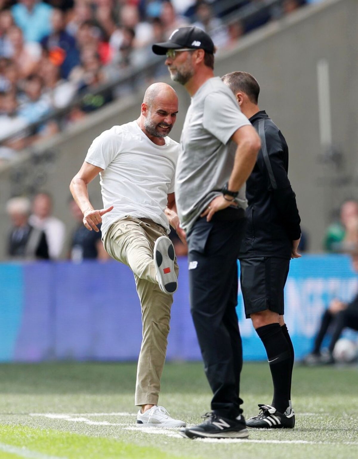 LIVERPOOL - MANCHESTER CITY 1-1, 4-5 la pen., SUPERCUPA ANGLIEI / FOTO Pep Guardiola, la un pas să-și rupă tricoul de nervi!