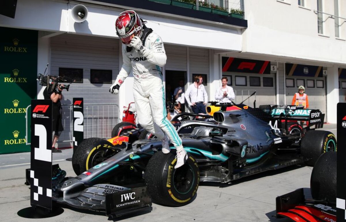 MARELE PREMIU AL UNGARIEI // FOTO Lewis Hamilton, a opta victorie a sezonului, pe „Hungaroring” » Britanicul l-a devansat pe Verstappen după un final palpitant