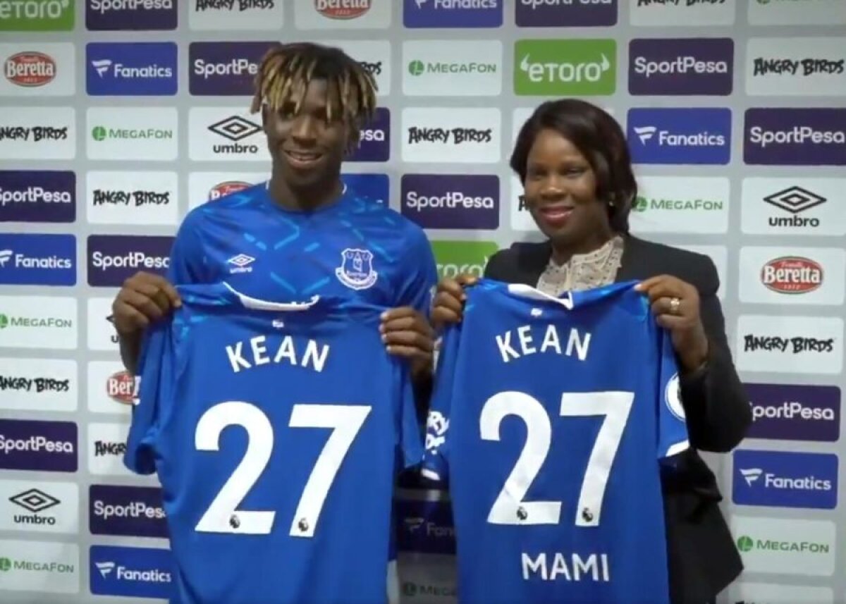 VIDEO + FOTO Gestul emoționant făcut de Everton la prezentarea lui Moise Kean » L-a transferat cu tot cu mamă! 