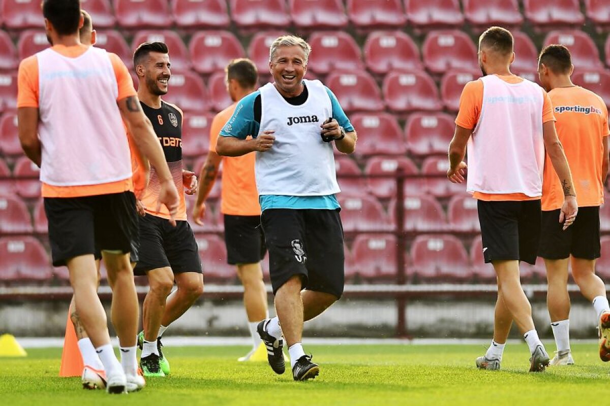 CFR CLUJ - CELTIC // VIDEO+FOTO Fața nevăzută a lui Dan Petrescu » Ce s-a întâmplat la antrenamentul oficial al „feroviarilor”