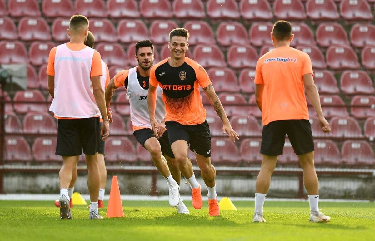 CFR CLUJ - CELTIC // VIDEO+FOTO Fața nevăzută a lui Dan Petrescu » Ce s-a întâmplat la antrenamentul oficial al „feroviarilor”