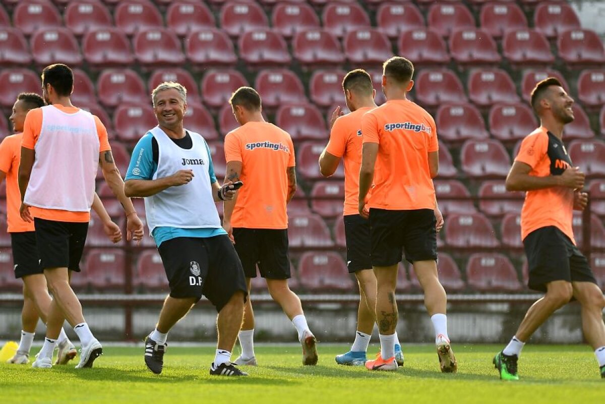 CFR CLUJ - CELTIC // VIDEO+FOTO Fața nevăzută a lui Dan Petrescu » Ce s-a întâmplat la antrenamentul oficial al „feroviarilor”