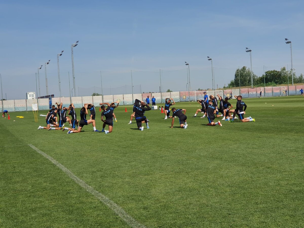 FCSB - MLADA BOLESLAV // VIDEO Harlem Gnohere și Mihai Pintilii s-au antrenat normal » Alți doi fotbaliști accidentați au revenit pe gazon