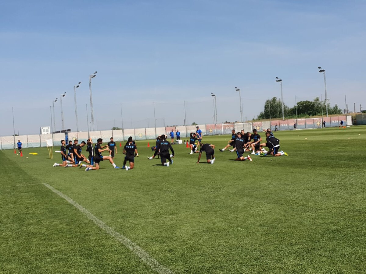 FCSB - MLADA BOLESLAV // VIDEO Harlem Gnohere și Mihai Pintilii s-au antrenat normal » Alți doi fotbaliști accidentați au revenit pe gazon