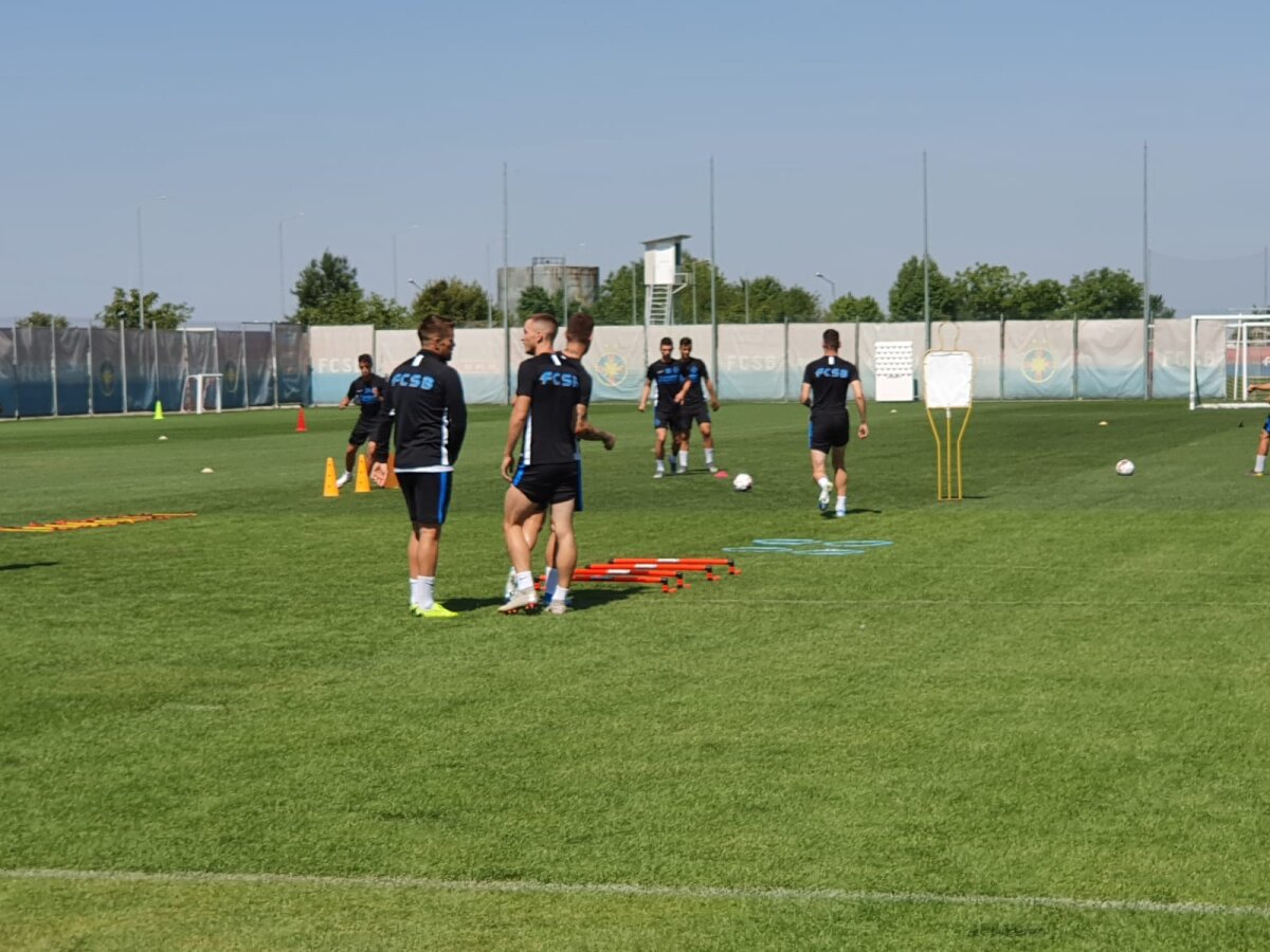 FCSB - MLADA BOLESLAV // VIDEO Harlem Gnohere și Mihai Pintilii s-au antrenat normal » Alți doi fotbaliști accidentați au revenit pe gazon