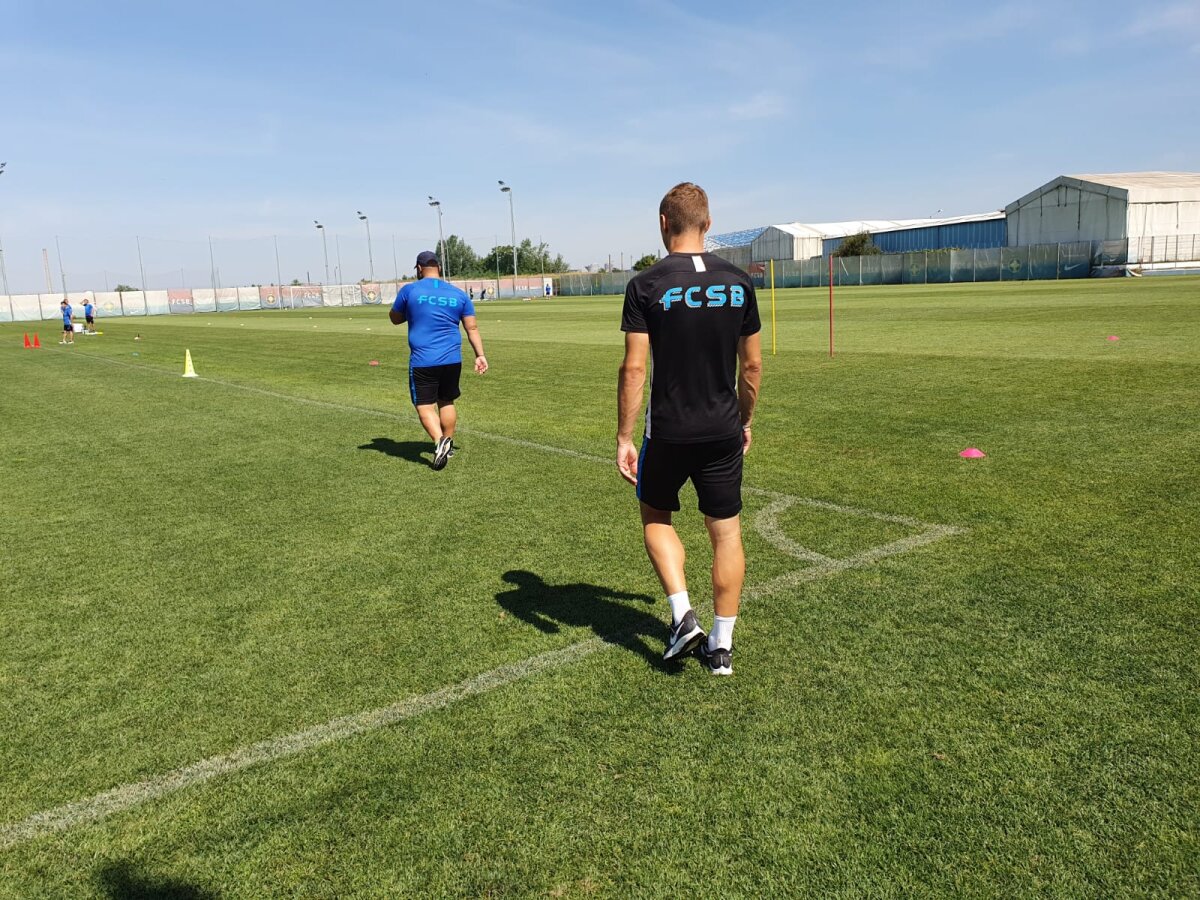 FCSB - MLADA BOLESLAV // VIDEO Harlem Gnohere și Mihai Pintilii s-au antrenat normal » Alți doi fotbaliști accidentați au revenit pe gazon