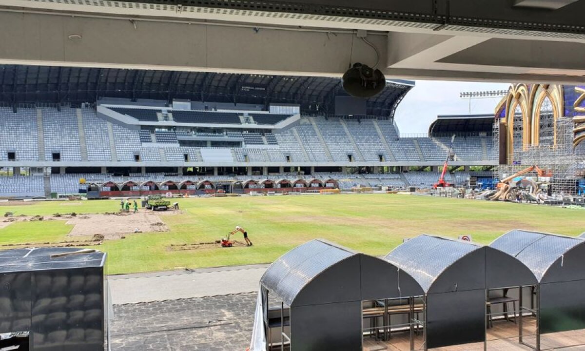 VIDEO + FOTO Cum arată gazonul de pe Cluj Arena după festivalul Untold și cine suportă pagubele