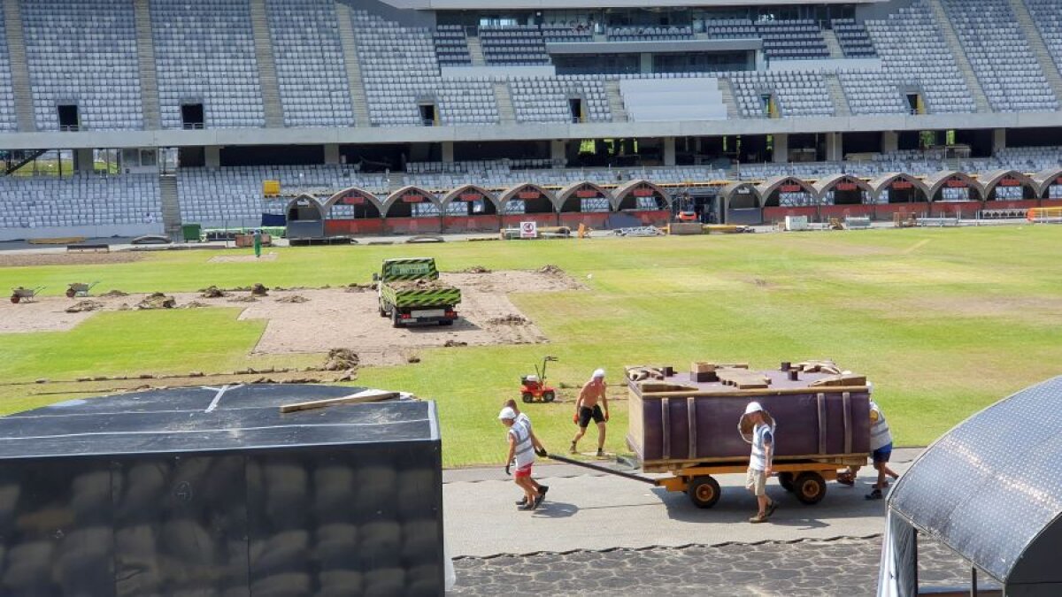 VIDEO + FOTO Cum arată gazonul de pe Cluj Arena după festivalul Untold și cine suportă pagubele