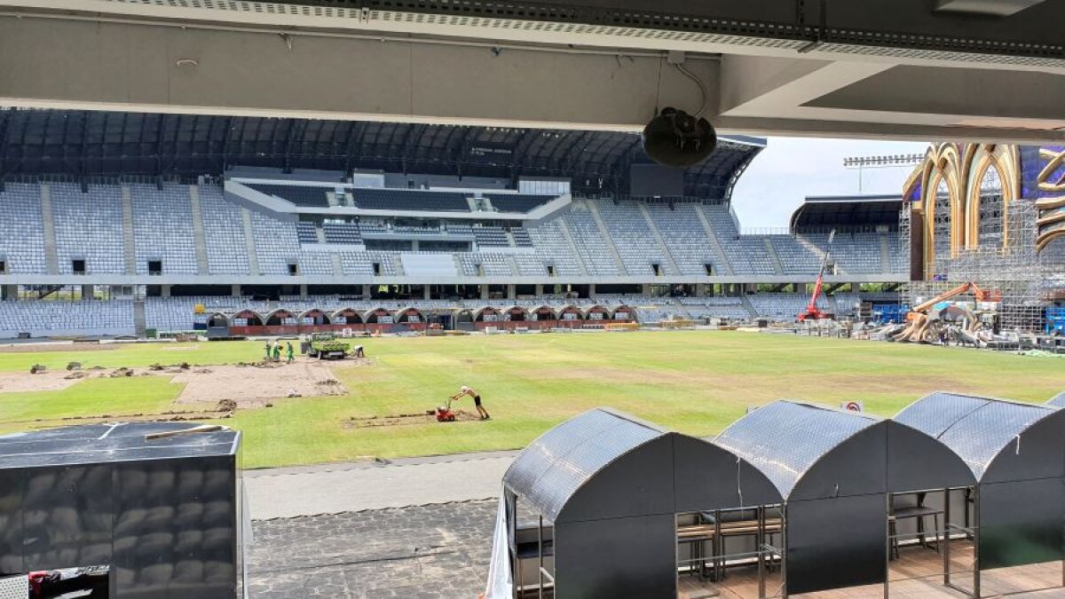 VIDEO + FOTO Cum arată gazonul de pe Cluj Arena după festivalul Untold și cine suportă pagubele