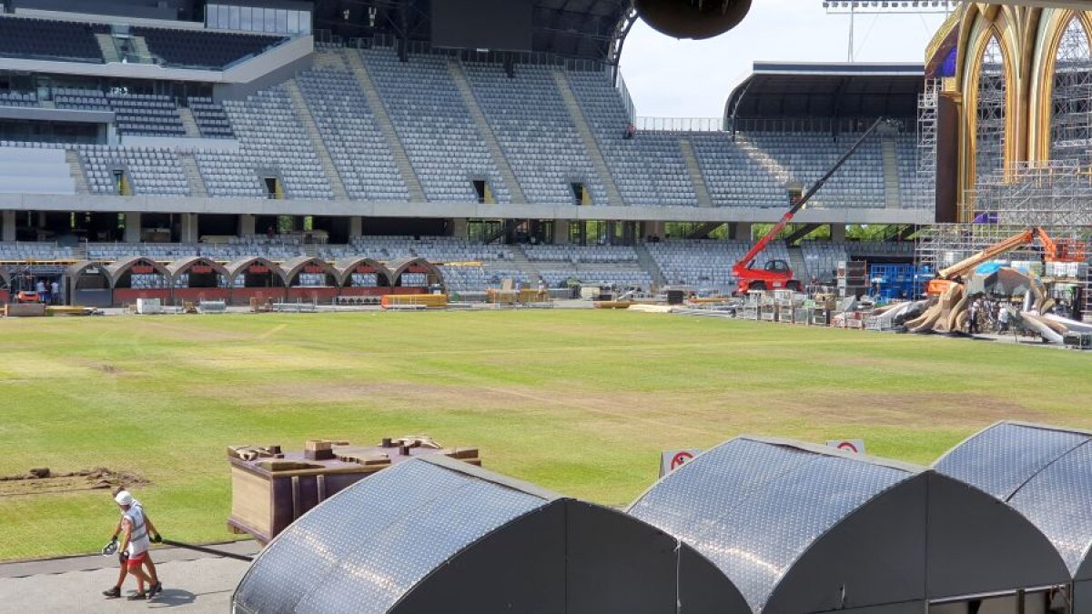 VIDEO + FOTO Cum arată gazonul de pe Cluj Arena după festivalul Untold și cine suportă pagubele