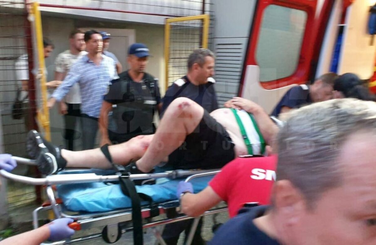 CFR CLUJ - CELTIC 1-1 // VIDEO Atenție, imagini DURE! Un suporter scoțian a căzut pe scările arenei din Gruia