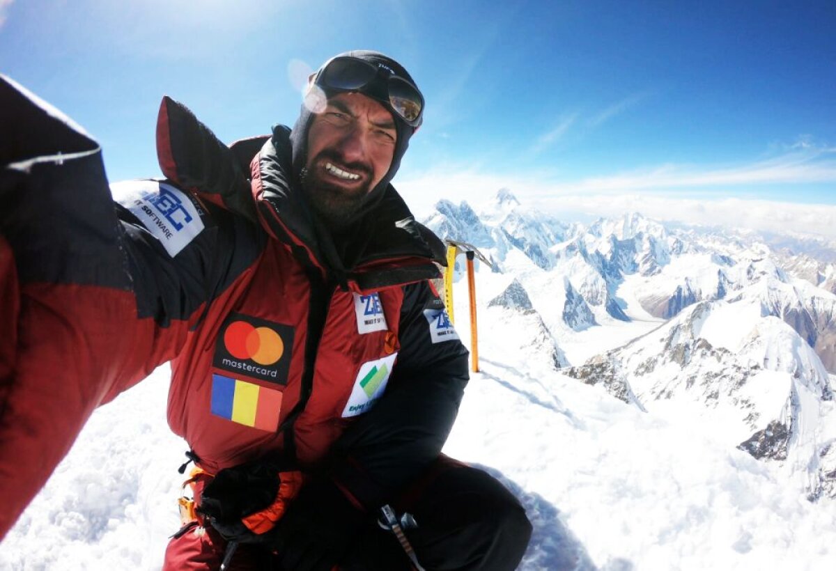 Alex Găvan, o nouă performanță remarcabilă: a escaladat Gasherbrum II, al 7-lea vârf de peste 8000 de metri, fără oxigen suplimentar