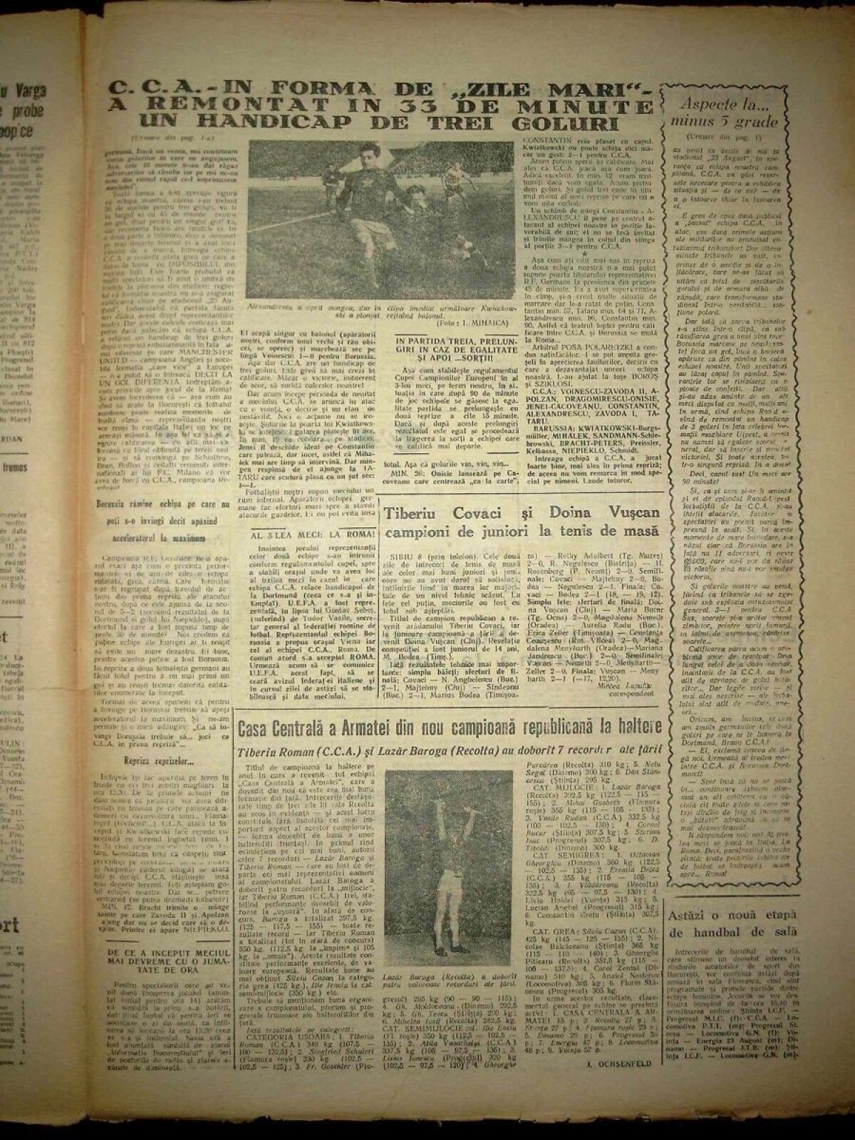 RETRO GSP // VIDEO+FOTO 8 decembrie, ziua marilor performanțe pentru Steaua, UTA și Craiova