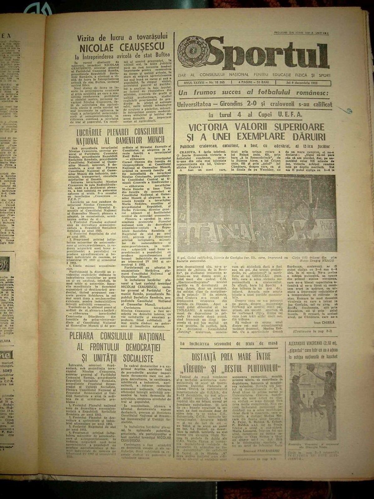 RETRO GSP // VIDEO+FOTO 8 decembrie, ziua marilor performanțe pentru Steaua, UTA și Craiova