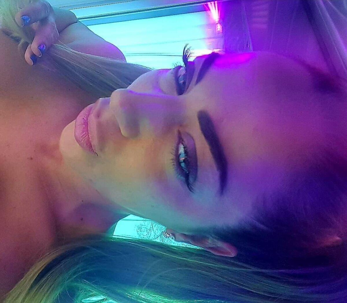 FOTO Roksana Gantova n-a uitat de Rapid nici de Sărbători: „Vreau de la Moșul să-mi garanteze că echipa mea promovează”