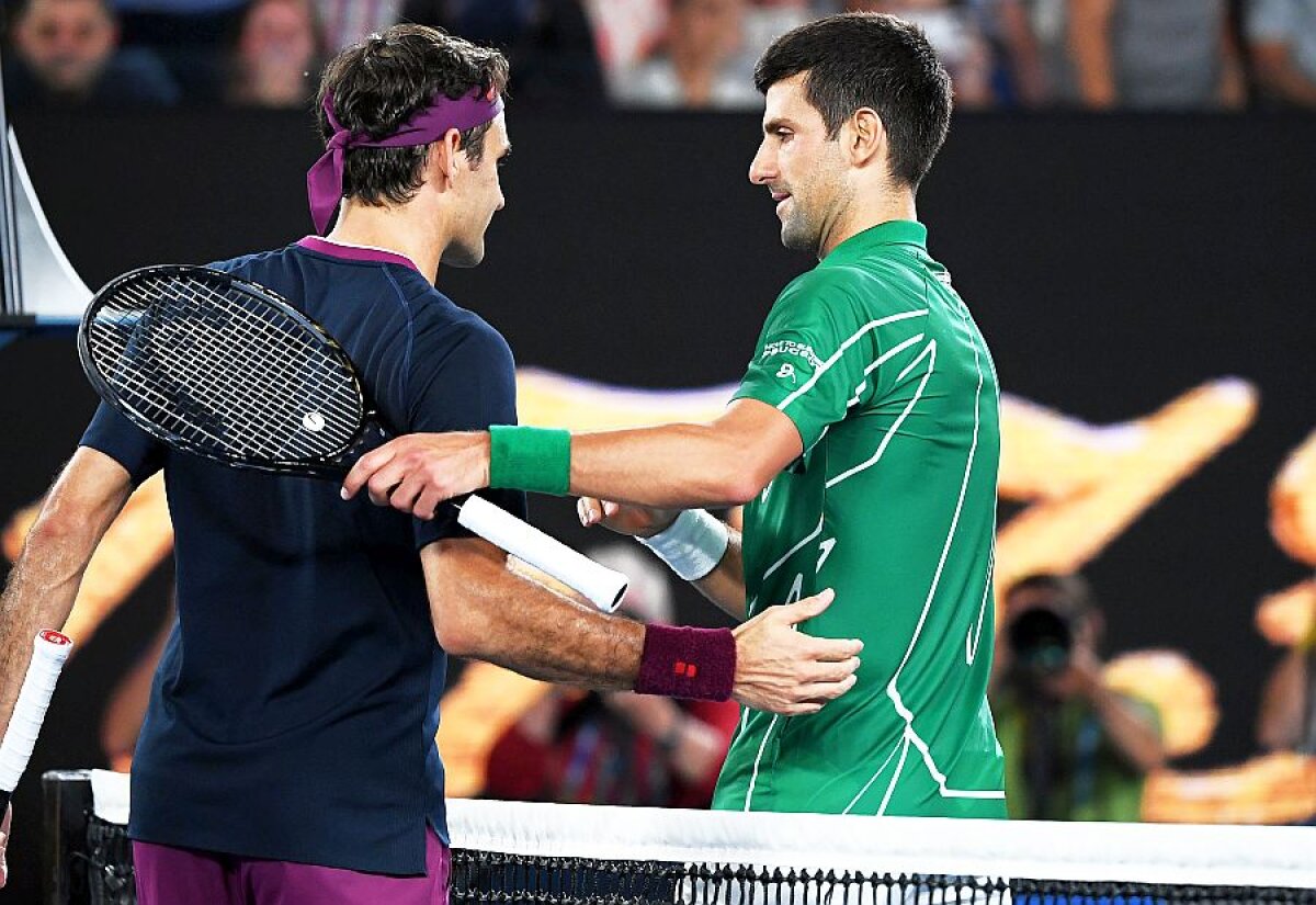 Novak Djokovic l-a eliminat pe Roger Federer în semifinale la Australian Open 2020! Cu cine joacă finala