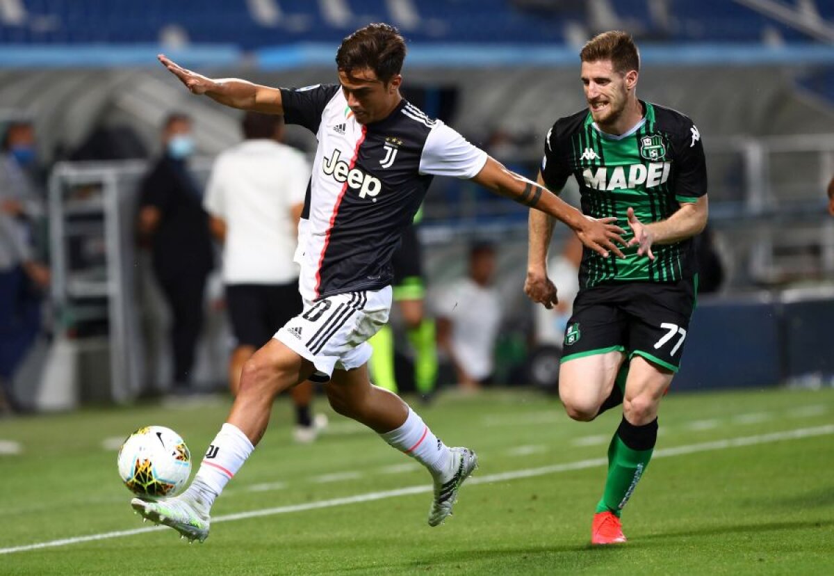 SASSUOLO - JUVENTUS. Meci nebun în Serie A, cu Vlad Chiricheș titular » „Bătrâna Doamnă” conducea cu 2-0 în minutul 12, apoi a început thriller-ul!