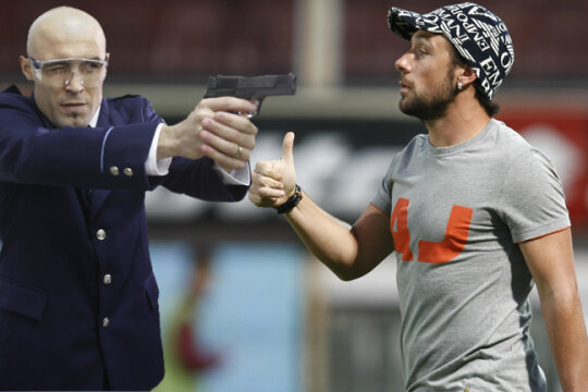 Cei doi "pitbuli" care au evoluat în Liga 1 la CFR, respectiv Rapid, s-au duelat şi în Portugalia