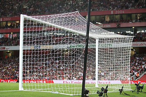Poarta de pe stadionul Emirates, din Londra